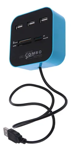 HUB UNITEC 2.0 + CARD READER, vista 2